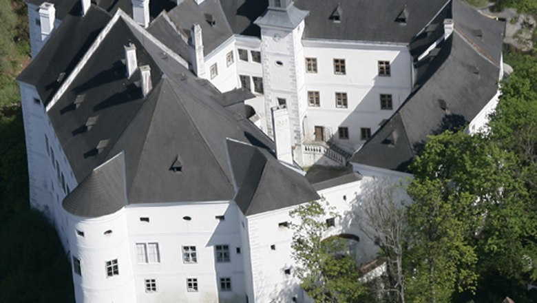 Aerial view of Europaschloss Leiben, © Marktgemeinde Leiben Aerial view of Europaschloss Leiben, © Marktgemeinde Leiben