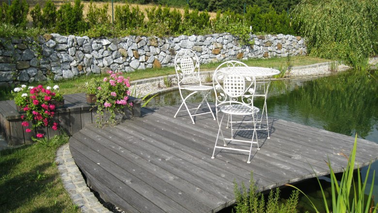 swimming biotope, © C Appartement Wistrcil Stellfeld, Martina Stellfeld swimming biotope, © C Appartement Wistrcil Stellfeld, Martina Stellfeld