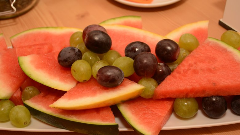 Haus Barbara_fruit selection for breakfast, © Haus Barbara Haus Barbara_fruit selection for breakfast, © Haus Barbara