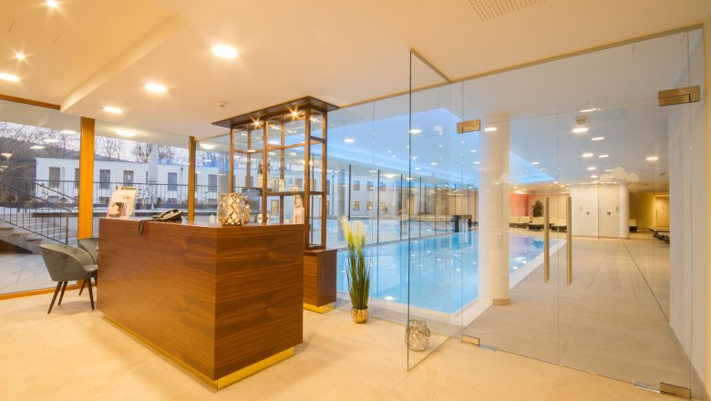 Spa reception, © Schlosspark/mesonic Spa reception, © Schlosspark/mesonic