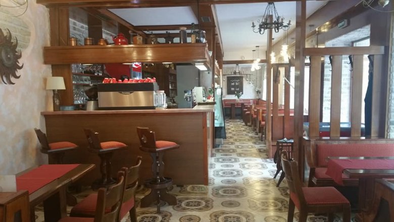 Coffee house interior, © Hotel- Kur-Kaffee-Konditorei & Restaurant "König Stefan" Coffee house interior, © Hotel- Kur-Kaffee-Konditorei & Restaurant "König Stefan"