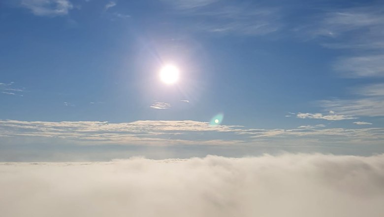 Aussicht mit Nebel von der Aussichtswarte am Seekopf, © Wolfgang Gattinger Aussicht mit Nebel von der Aussichtswarte am Seekopf, © Wolfgang Gattinger