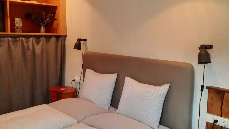 Tiny House Living Legends sleeping area, © Edermühle Tiny House Living Legends sleeping area, © Edermühle