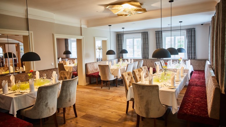 Restaurant at Schloss Luberegg, © Franz Gleiß Restaurant at Schloss Luberegg, © Franz Gleiß