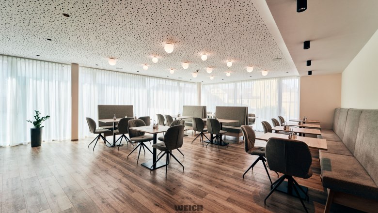 Breakfast room, © I'm Inn Zwettl, Fotograf Patrick Weichmann Breakfast room, © I'm Inn Zwettl, Fotograf Patrick Weichmann