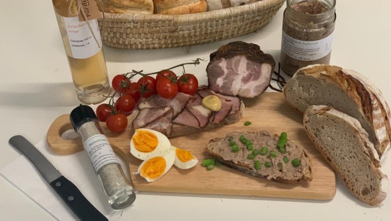 Snack from the farm store, © Familie Kropik Snack from the farm store, © Familie Kropik