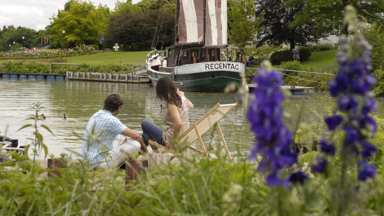 Hundertwasser ship "Rainy day", © Stadtgemeinde Tulln Hundertwasser ship "Rainy day", © Stadtgemeinde Tulln