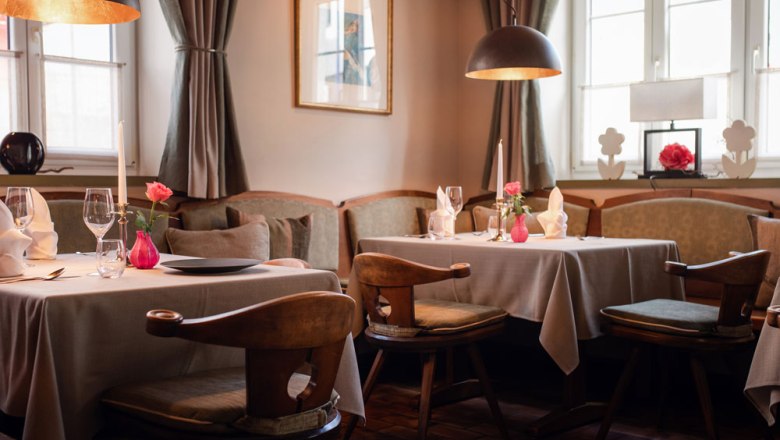 Gaststube in heimeligen Pastelltönen, © Niederösterreich Werbung/Daniela Führer Gaststube in heimeligen Pastelltönen, © Niederösterreich Werbung/Daniela Führer