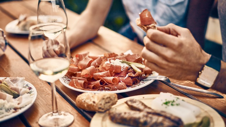 Culinary delights at the wine tavern, © Andreas Hofer Culinary delights at the wine tavern, © Andreas Hofer