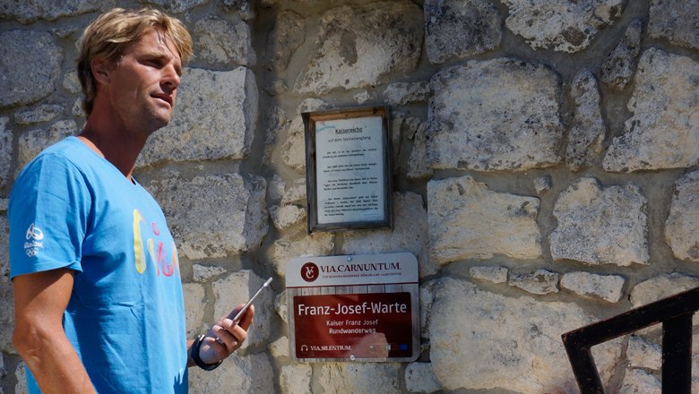 Listening station Franz-Josef-Warte, VIA.CARNUNTUM., © Donau Niederösterreich, Steve Haider Listening station Franz-Josef-Warte, VIA.CARNUNTUM., © Donau Niederösterreich, Steve Haider