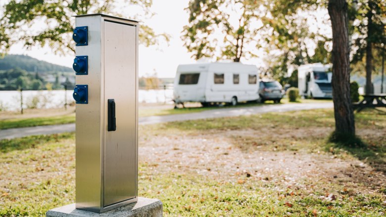 Power connection, © Marbach Camping Power connection, © Marbach Camping