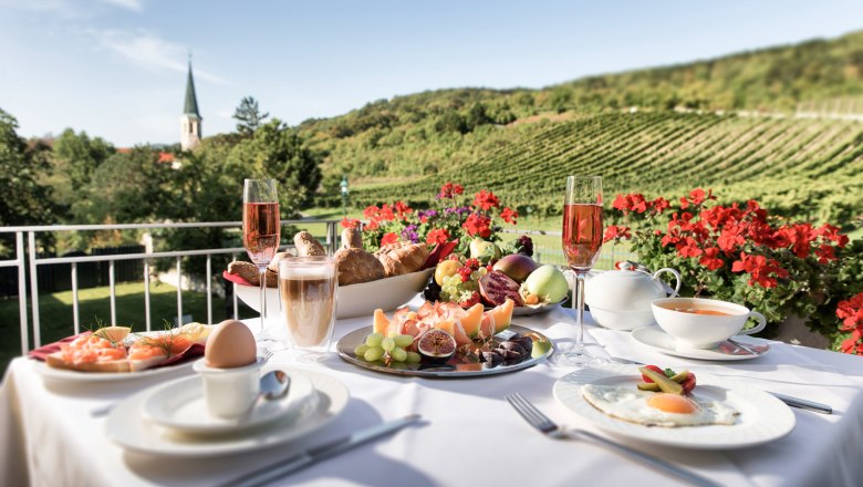 Breakfast terrace, © 2023_Hotel Turmhof Breakfast terrace, © 2023_Hotel Turmhof