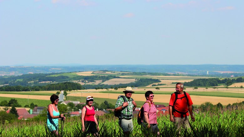 Hikers on the road "Auf da Hoad", © Stadtgemeinde Maissau Hikers on the road "Auf da Hoad", © Stadtgemeinde Maissau
