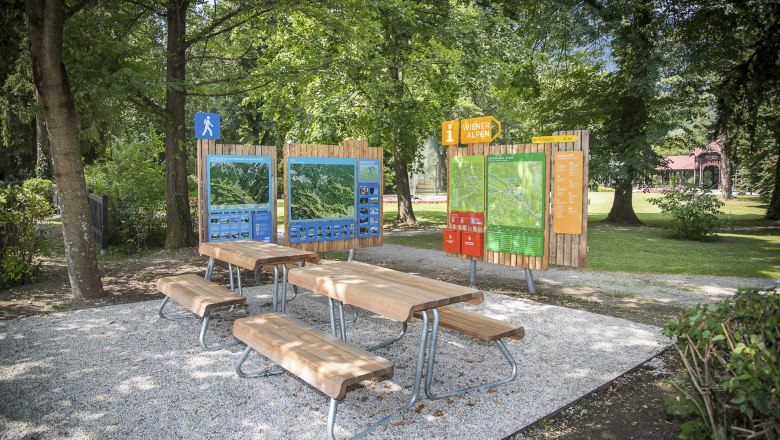 Hiking starting point Kurpark Reichenau, © Wiener Alpen, Foto: Franz Zwickl Hiking starting point Kurpark Reichenau, © Wiener Alpen, Foto: Franz Zwickl