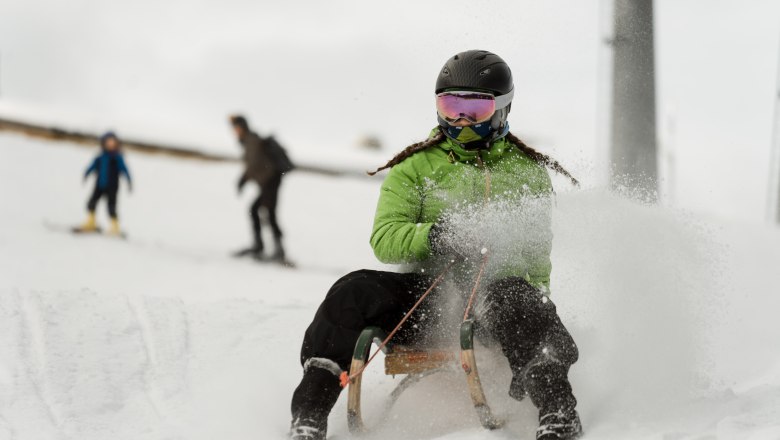 Tobogganing on the Semmering, © Semmering Hirschenkogel Tobogganing on the Semmering, © Semmering Hirschenkogel