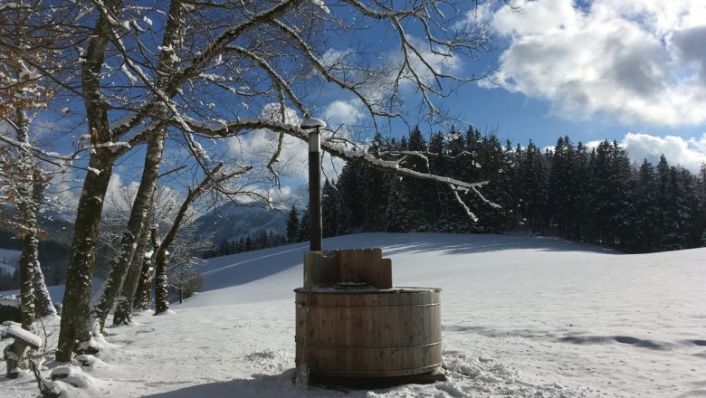 Vacation home Hinterbreiteneben in white splendor, © Johannes Hoyos Vacation home Hinterbreiteneben in white splendor, © Johannes Hoyos