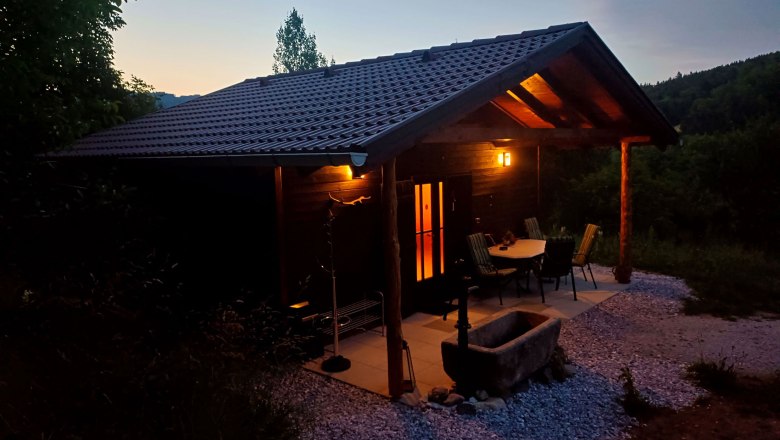 Mountain hut at night, © 1000 Krauthof Mountain hut at night, © 1000 Krauthof