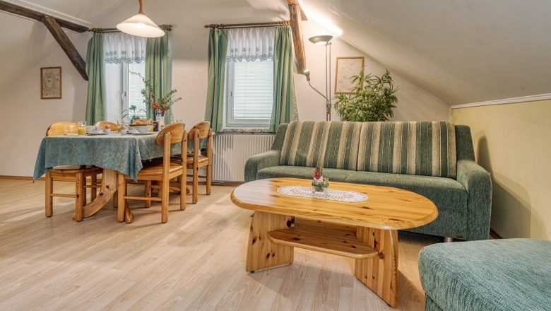 Living space apartment 5, © Foto: Andreas Biedermann Living space apartment 5, © Foto: Andreas Biedermann