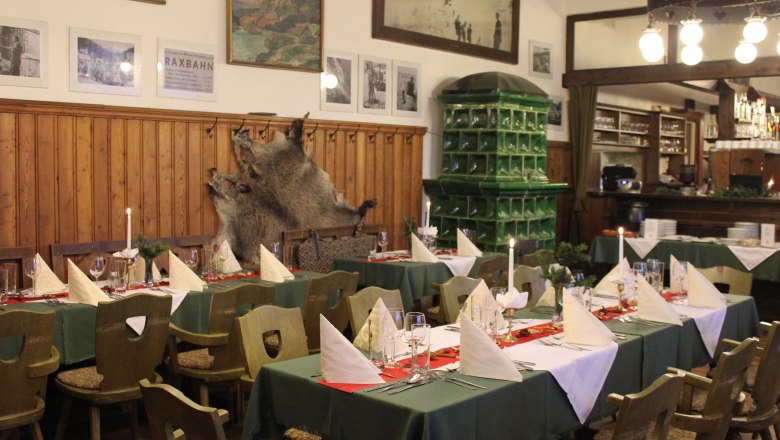 Innenansicht des Berggasthofes, © Scharfgger´s Raxalpen Resort Innenansicht des Berggasthofes, © Scharfgger´s Raxalpen Resort