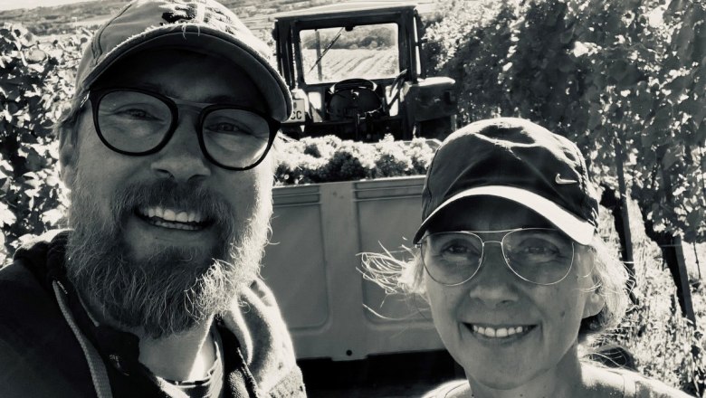 Winegrower couple, © Leo Uibel Winegrower couple, © Leo Uibel