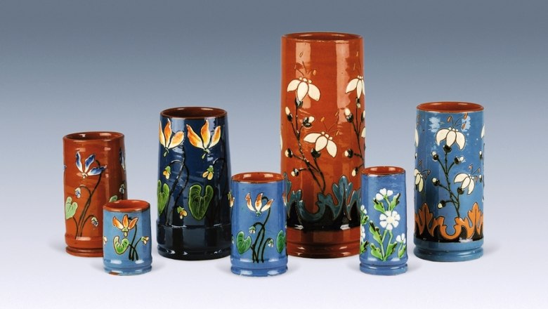 Secesná keramika z Čiech, © Keramikmuseum Scheibbs