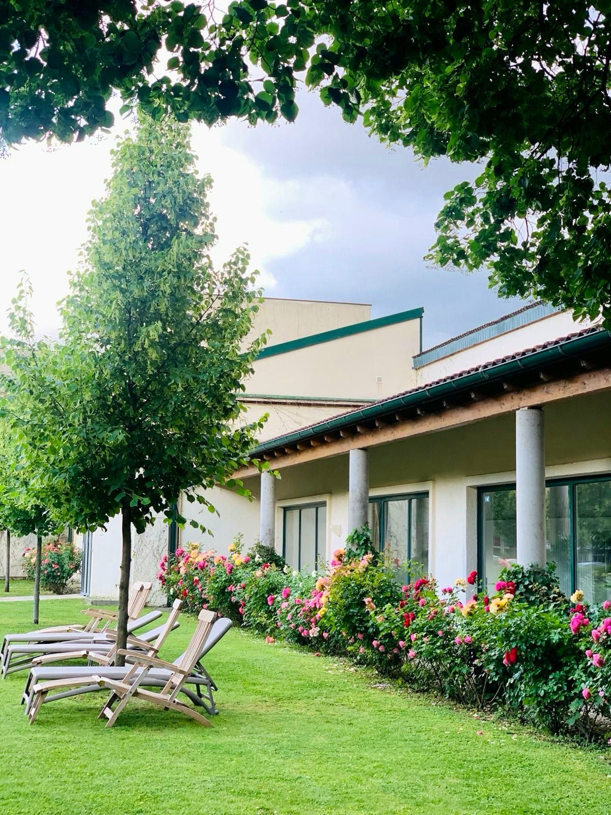 Kúpeľné centrum Ludwigstorff, trávnik na opaľovanie