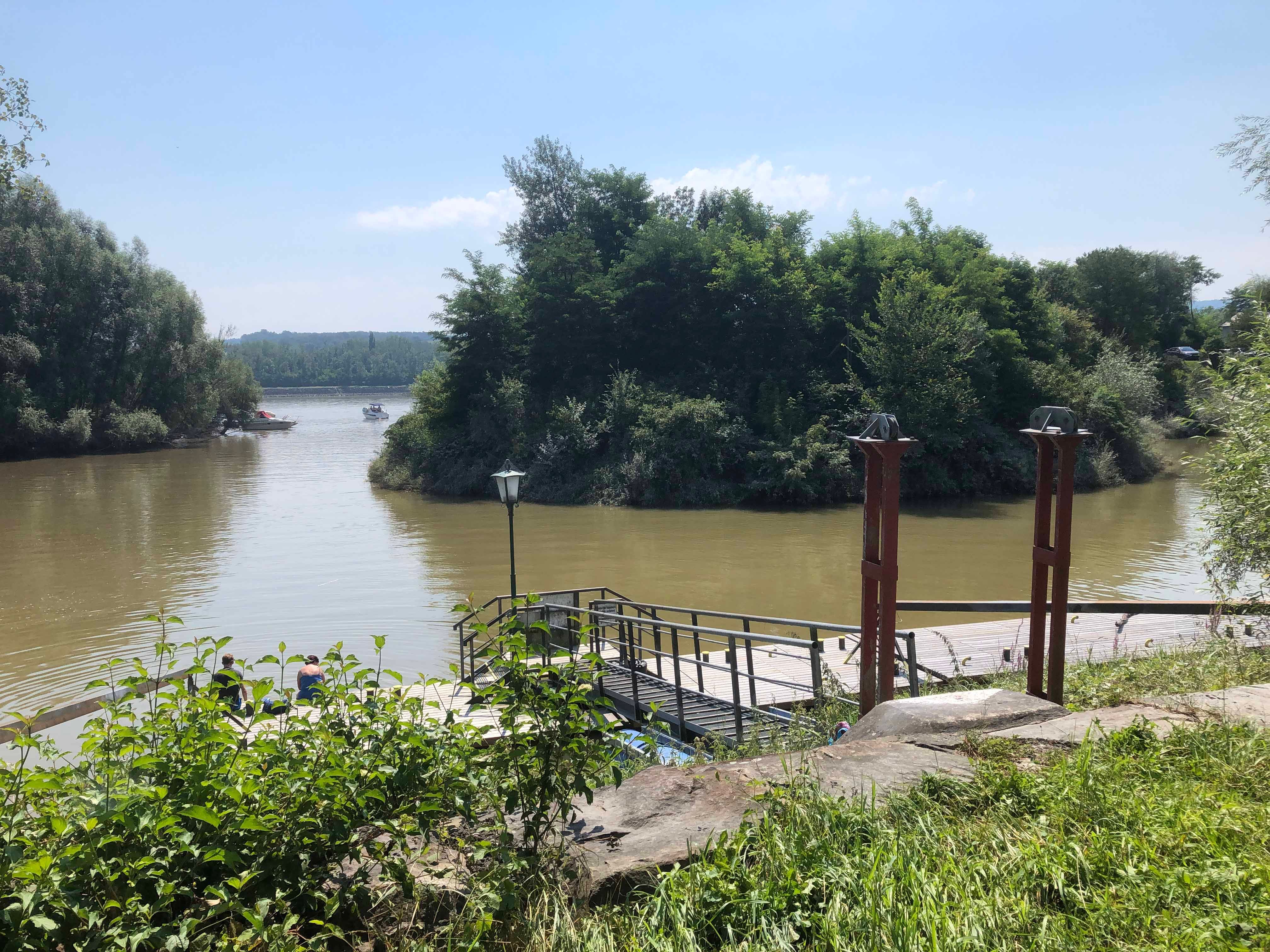 Vstup do prístavu Emmersdorf/Luberegg