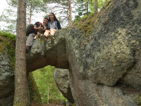 Medvedia stopa vo Waldvierteli - nov&yacute; bočn&yacute; chodn&iacute;k "Felsengarten", Steinerner Torbogen, &copy; Matthias Schickhofer