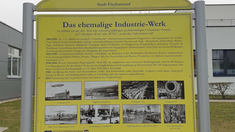 Walk through Fischamend, audio history Aviation history, &copy; Donau Nieder&ouml;sterreich, Neubauer