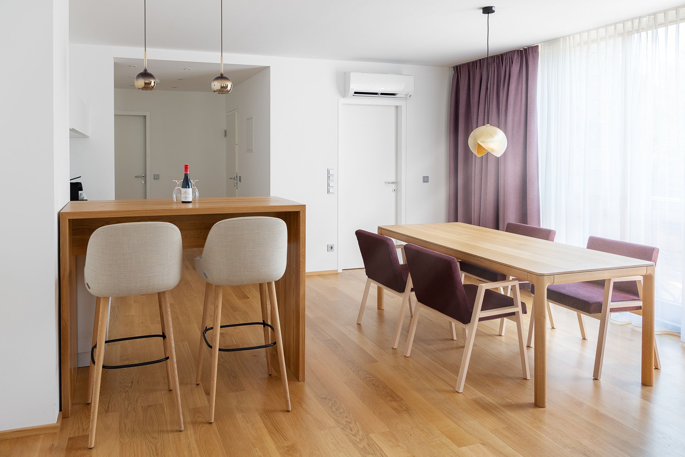 Jedálenský priestor apartmánu Executive