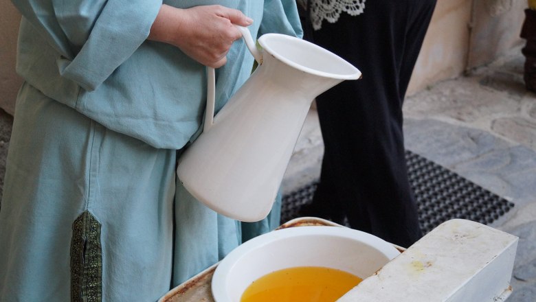 Knights' dinner at Rosenburg Castle, &copy; Schlossschenke
