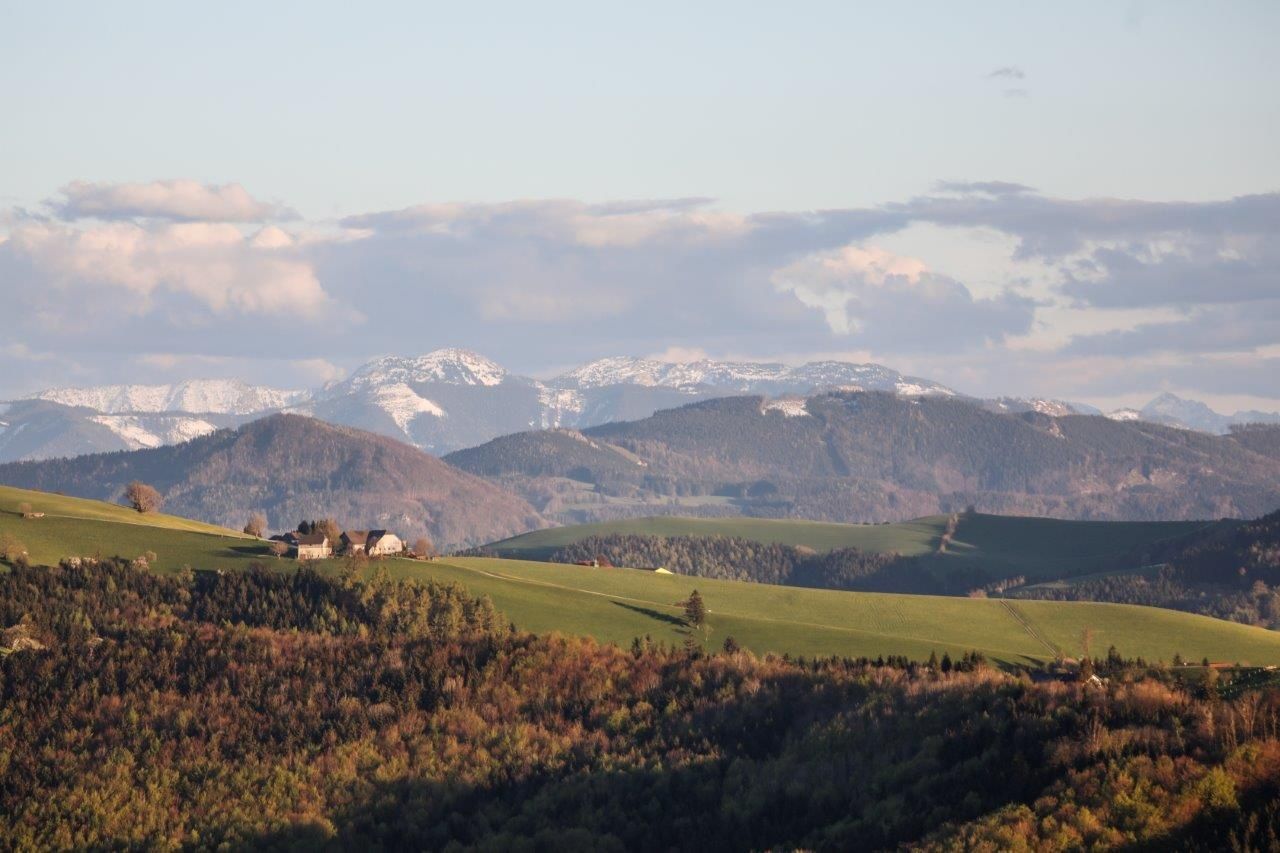 Pohľad na alpské úpätie