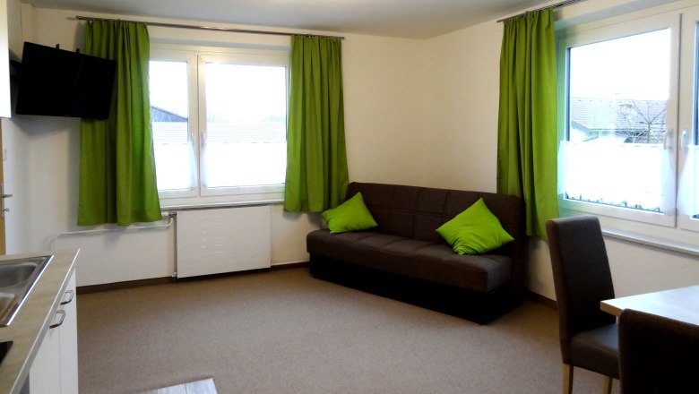 Living area of the vacation apartment, © Nordwaldfarm