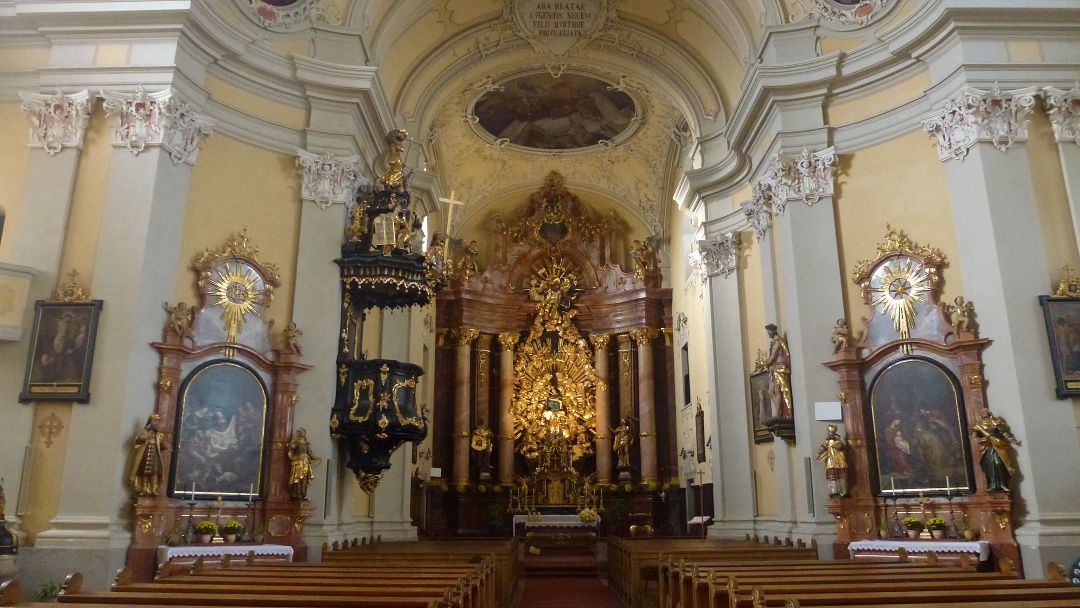 Pútnický kostol Pöstlingberg, barokový hlavný oltár