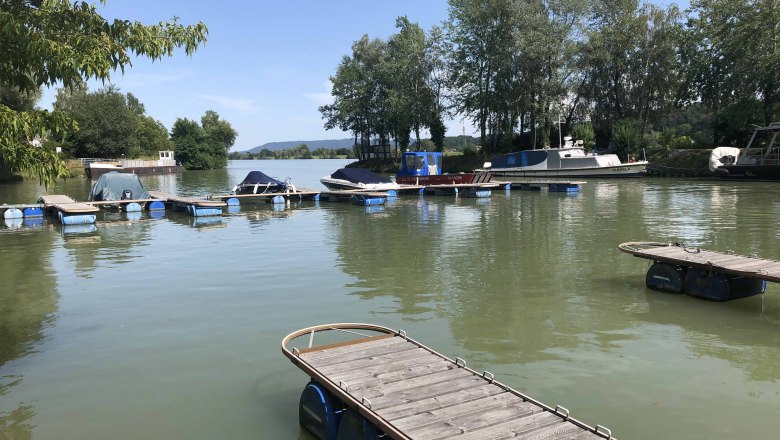 Boats in Marbach harbor, &copy; Donau N&Ouml; Tourismus