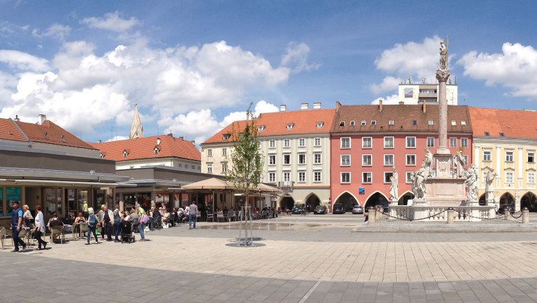 Hlavné námestie s panorámou Marienmarkt, © Stadt Wiener Neustadt Michael Weller