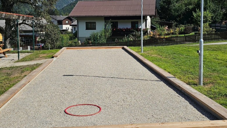 Boccia court, © Marktgemeinde Gaming