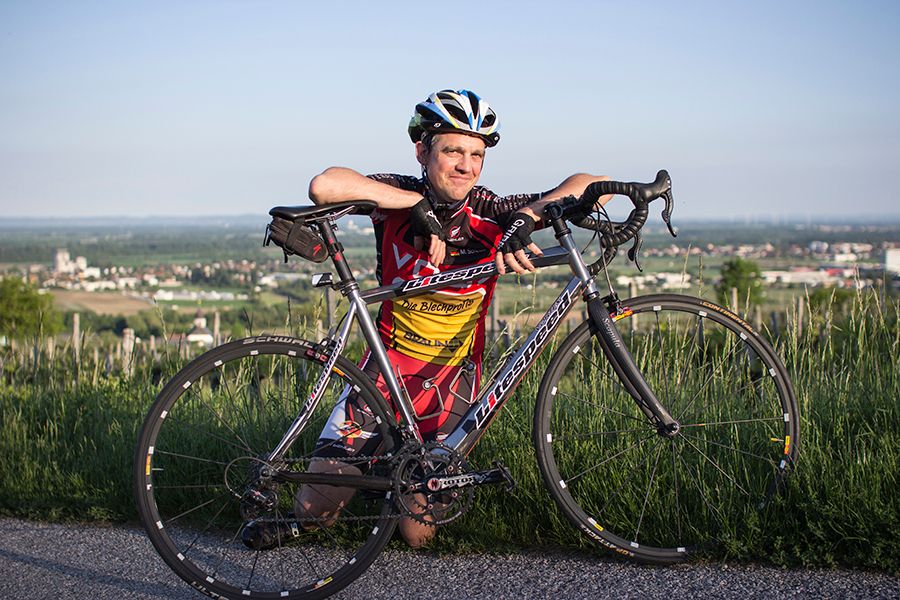 Nadšený cyklista: šéfkuchár Martin Schotte