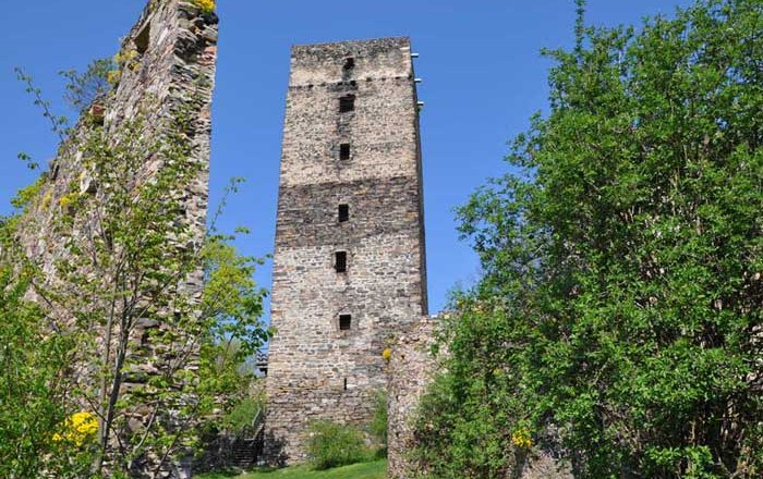 Hradná veža Ruine Schauenstein, © Leopold Hollensteiner