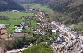 View of the Charterhouse from the Kirchstein, © Marktgemeinde Gaming