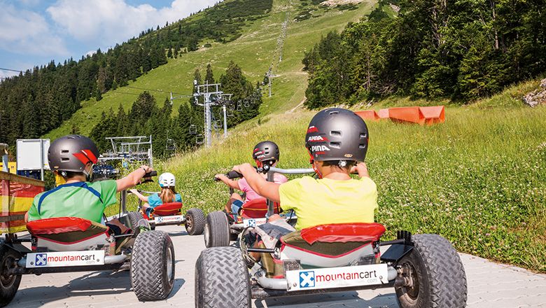 Na horskej motokáre v stredisku Gemeindealpe