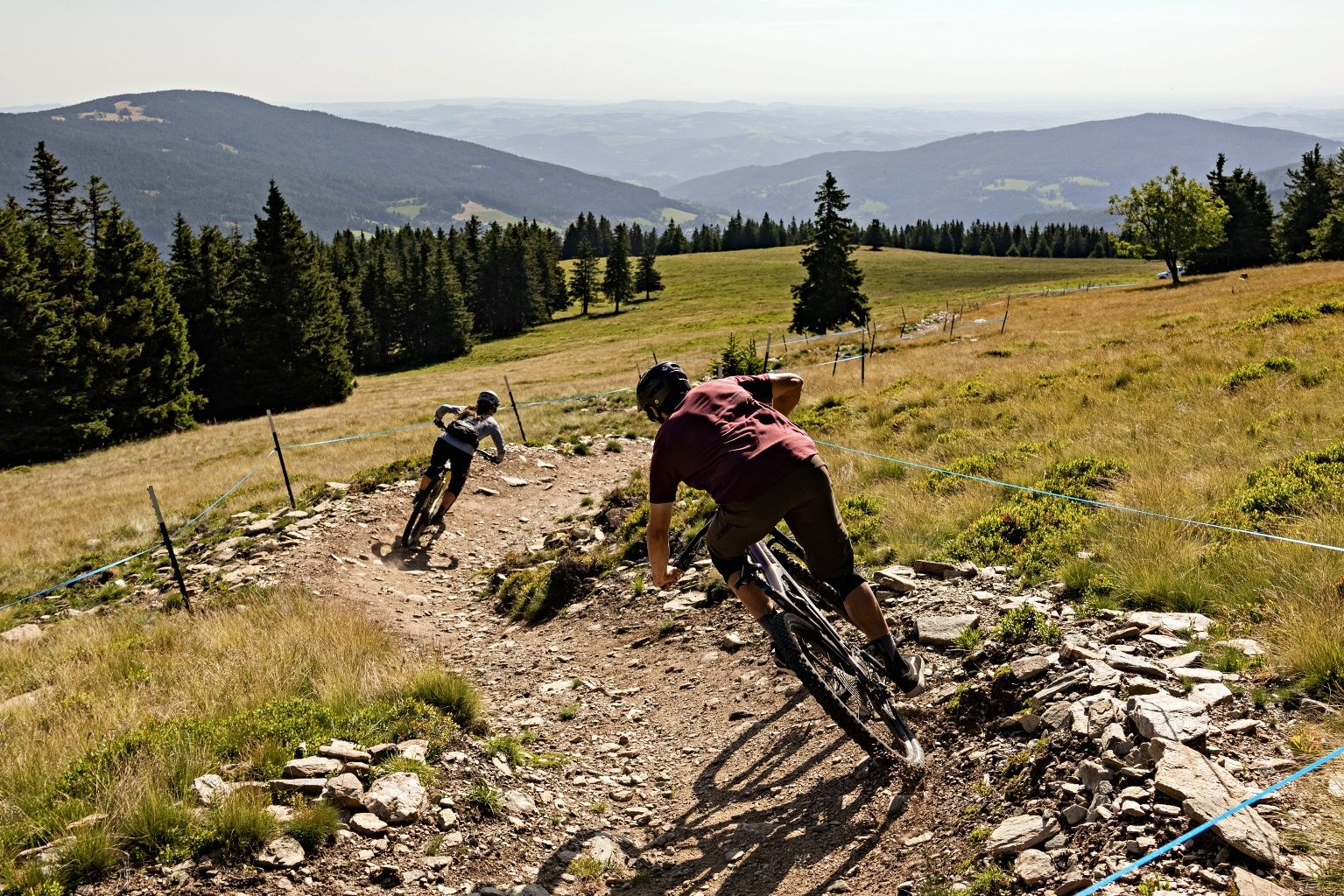 Bicyklovanie s výhľadom na Wexl Trails
