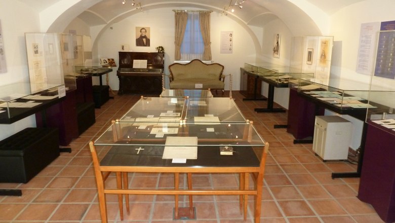 Randhartinger's life, his environment and his church music are presented in the atmospheric vaulted room., &copy; Franz Trimmel