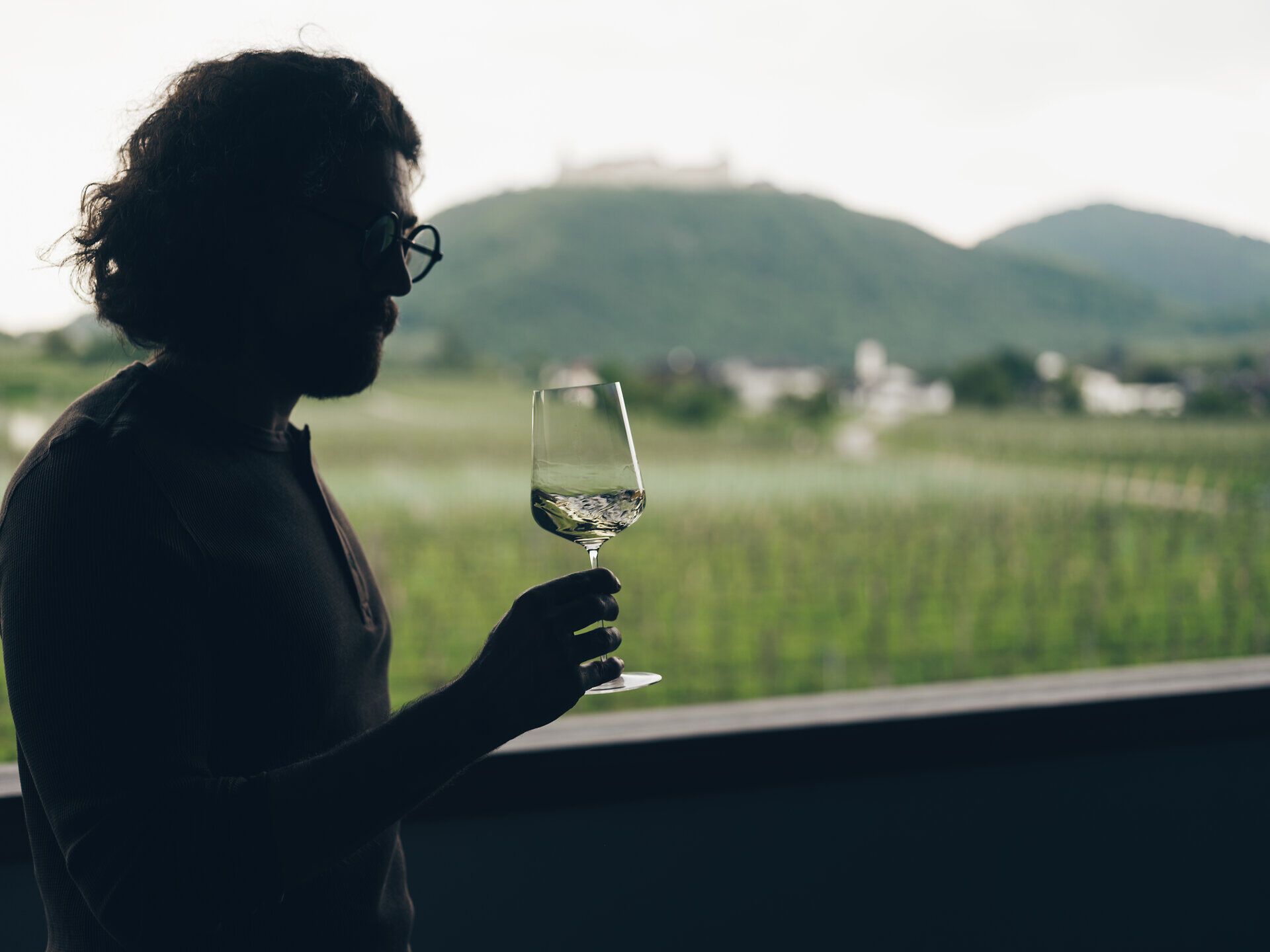 Einladende Liegen säumen den glitzernden Pool, während die sanften Hügel im Hintergrund eine malerische Kulisse bieten. Hier, umgeben von Weinreben und der frischen Luft, lässt sich der Sommer in vollen Zügen genießen.