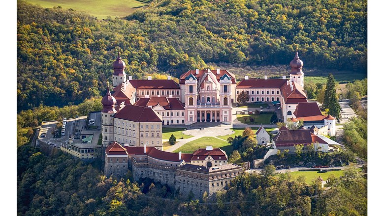 Aerial view of Goettweig Abbey, © Benediktinerstift Göttweig