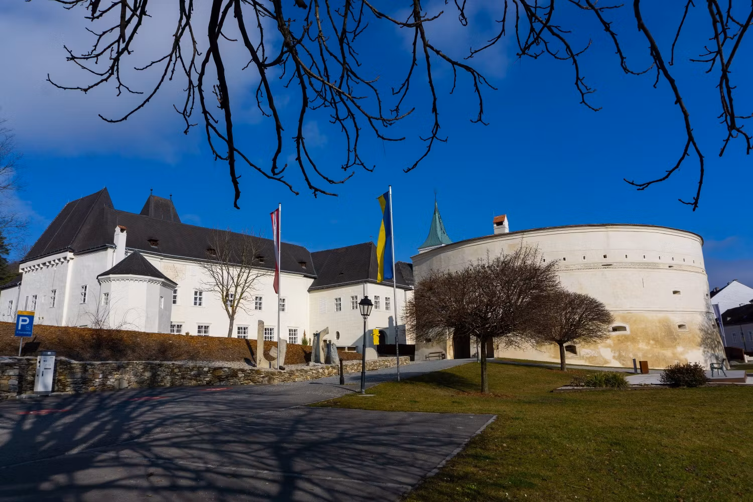 Hrad Pöggstall s Barbakanom
