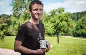 Organic ice cream from G&uuml;nther Hansinger, &copy; Rudy Dellinger