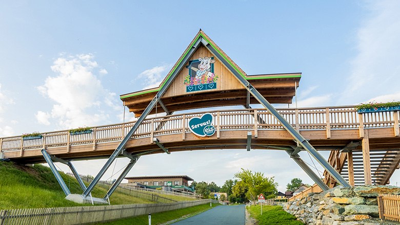 Eis-Greissler adventure park wooden bridge, © Blochberger Eisproduktion GmbH