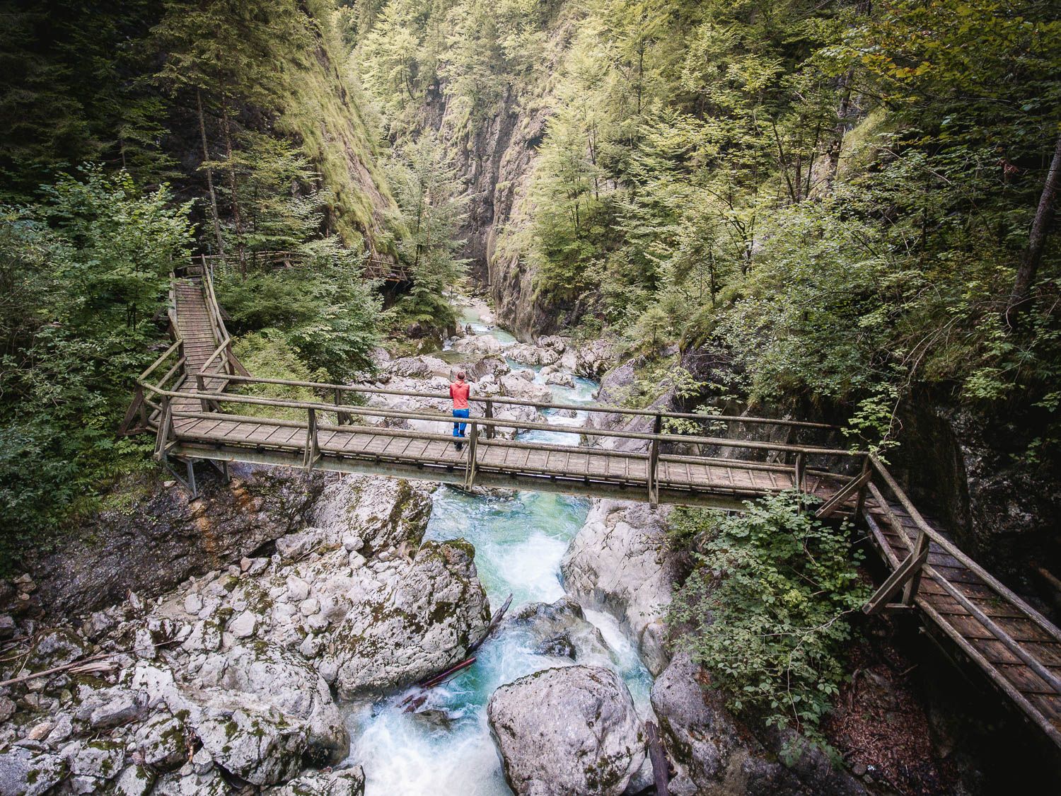 Roklina Nothklamm v stredisku Geodorf Gams