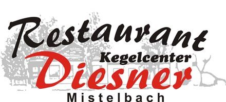 Logo reštaurácie a bowlingového centra Diesner v Mistelbachu.
